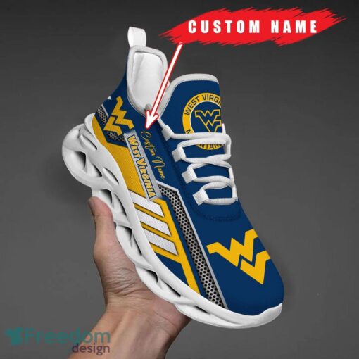 Custom Name West Virginia Mountaineers NCAA Max Soul Shoes Sneakers Personalized Shoes For Fans Product Photo 6