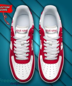 Custom Name Wisconsin Badgers NCAA AF1 Shoes Personalized Air Force Shoes For Fans Product Photo 4