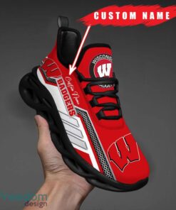 Custom Name Wisconsin Badgers NCAA Max Soul Shoes Sneakers Personalized Shoes For Fans