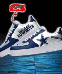 Dallas Cowboys NFL AF1 Personalized Name Sneakers Air Force Shoes For Fans Product Photo 3