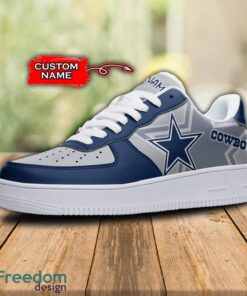 Dallas Cowboys NFL Team Air Force Shoes Sneakers Shoes Gift Ideas For Men And Women Personalized Name Gift Product Photo 2