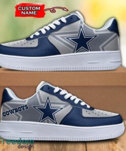 Dallas Cowboys NFL Team Air Force Shoes Sneakers Shoes Gift Ideas For Men And Women Personalized Name Gift