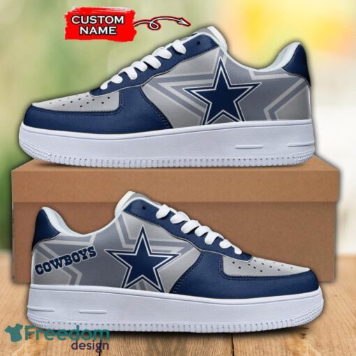 Dallas Cowboys NFL Team Air Force Shoes Sneakers Shoes Gift Ideas For Men And Women Personalized Name Gift Product Photo 1