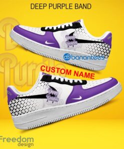 Deep Purple Band Air Force 1 Shoes Brand Full Print AF1 Sneaker Custom Name - Deep Purple Band Air Force 1 Shoes Style 2