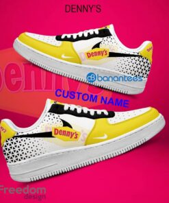 Denny's Air Force 1 Shoes Brand Gift For Men Women Fans AF1 Sneaker Custom Name - Denny's Air Force 1 Shoes Style 2