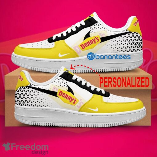 Denny's Air Force 1 Shoes Brand Gift For Men Women Fans AF1 Sneaker Custom Name - Denny's Air Force 1 Shoes Style 1