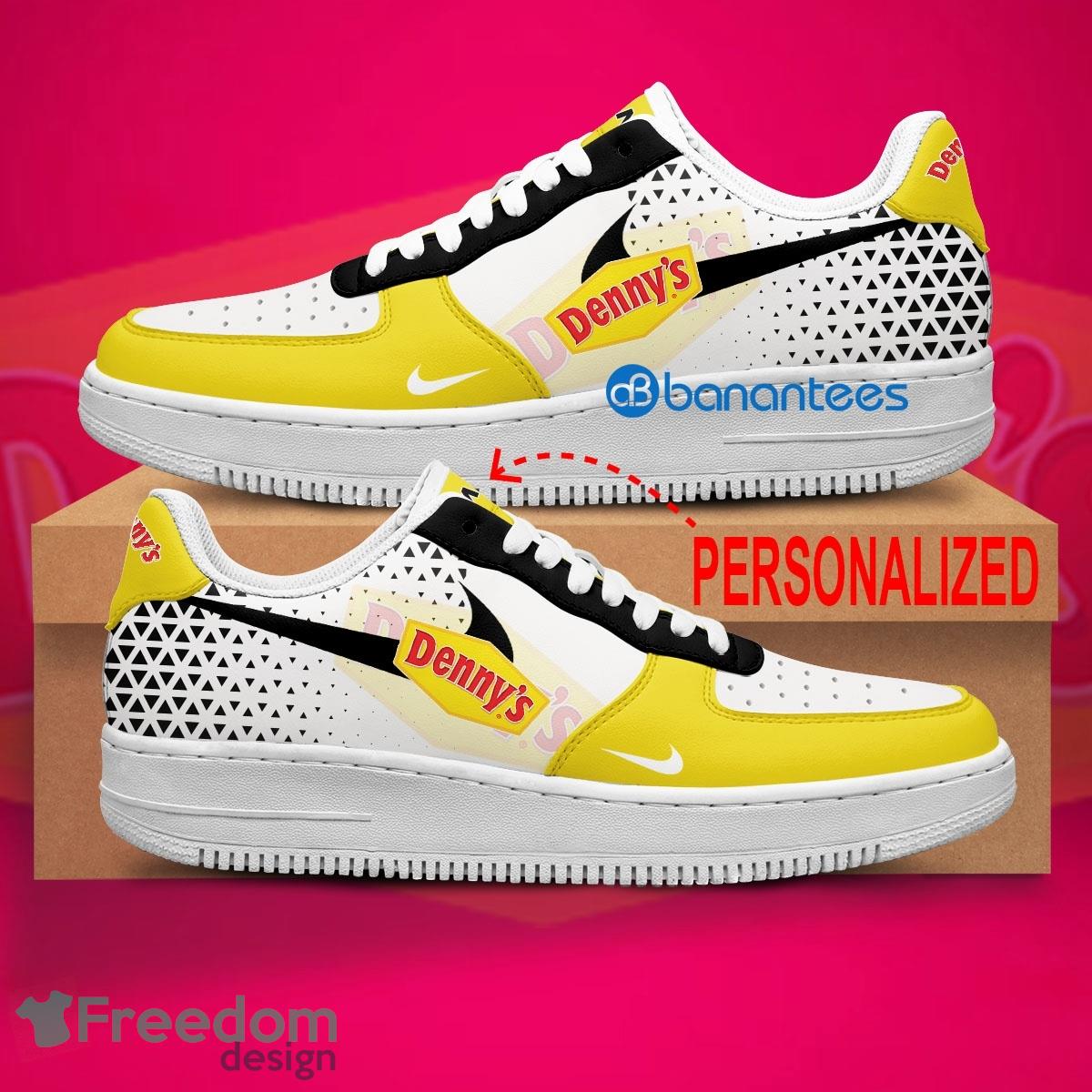 Denny's Air Force 1 Shoes Brand Gift For Men Women Fans AF1 Sneaker Custom Name - Denny's Air Force 1 Shoes Style 1