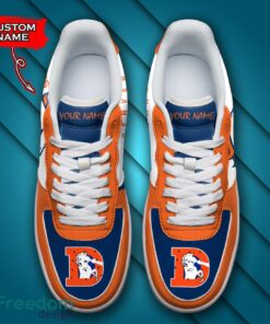 Denver Broncos NFL AF1 Personalized Name Sneakers Air Force Shoes For Fans Product Photo 4