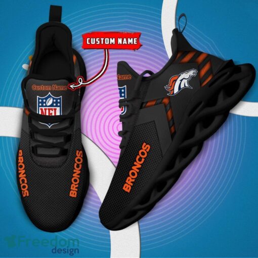 Denver Broncos NFL Max Soul Shoes Sneakers For Men And Women Personalized Name Product Photo 5