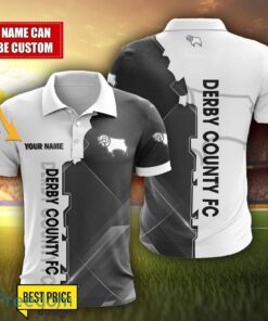 Derby County Personalized Name 3D Polo Shirt