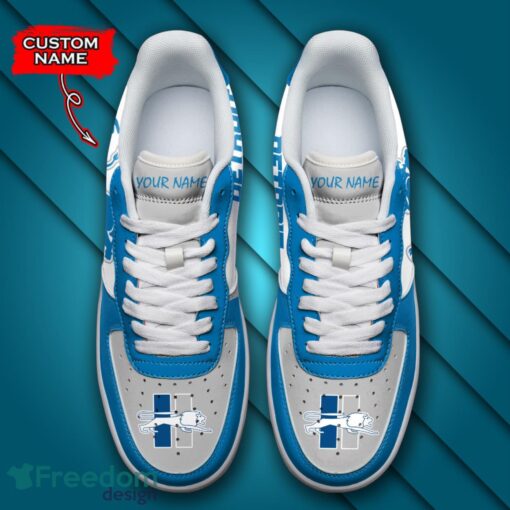 Detroit Lions NFL AF1 Personalized Name Sneakers Air Force Shoes For Fans Product Photo 4