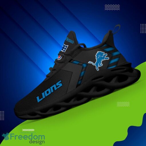 Detroit Lions NFL Max Soul Shoes Sneakers For Men And Women Personalized Name Product Photo 2