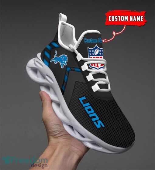 Detroit Lions NFL Max Soul Shoes Sneakers For Men And Women Personalized Name Product Photo 4