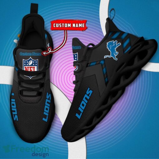 Detroit Lions NFL Max Soul Shoes Sneakers For Men And Women Personalized Name Product Photo 5