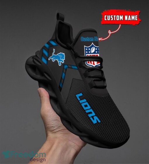 Detroit Lions NFL Max Soul Shoes Sneakers For Men And Women Personalized Name Product Photo 1