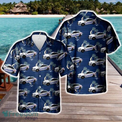 Detroit Police Department DPD Police Car Hawaiian Shirt Gift For Holidays Beach - Detroit Police Department DPD Police Car Hawaiian Shirt Gift For Holidays Beach