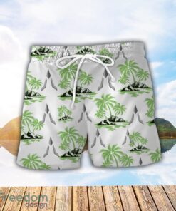 Deutz-Fahr Green Coconut Pattern Combo 3D Hawaiian Shirt And Shorts Product Photo 2