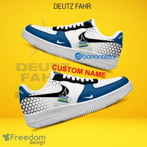 Deutz Fahr Tractor Air Force 1 Shoes Brand All Over Print AF1 Sneaker Custom Name - Deutz Fahr Tractor Air Force 1 Shoes Style 2