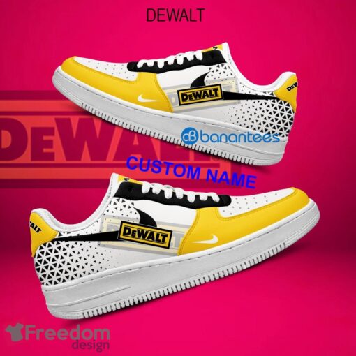 DeWalt Air Force 1 Shoes Brand For Fans Gift AF1 Sneaker Custom Name - DeWalt Air Force 1 Shoes Style 2