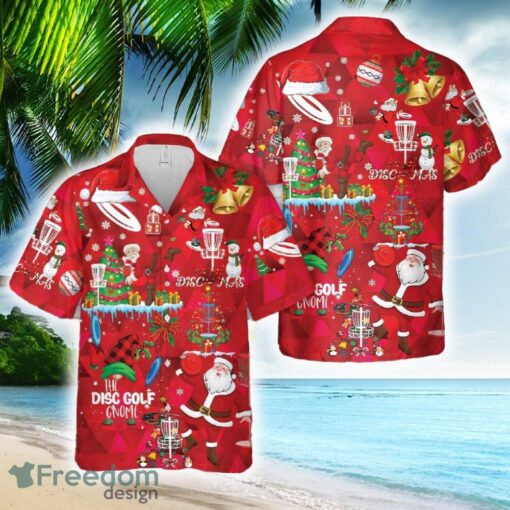 Disc Golf Santa Christmas Hawaiian Shirt Gift For Holidays Beach - Disc Golf Santa Christmas Hawaiian Shirt Gift For Holidays Beach