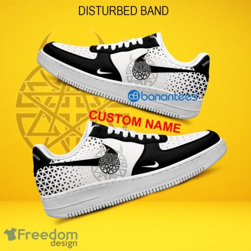 Disturbed Band Air Force 1 Shoes Brand For Fans Sneakers Gift AF1 Sneaker Custom Name - Disturbed Band Air Force 1 Shoes Style 2