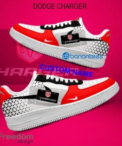 Dodge Charger Car Racing Air Force 1 Shoes Brand Gift Sneakers Fans AF1 Sneaker Custom Name - Dodge Charger Car Racing Air Force 1 Shoes Style 2