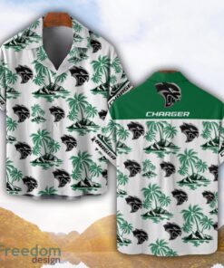 Dodge Charger Green Coconut Pattern Combo 3D Hawaiian Shirt And Shorts