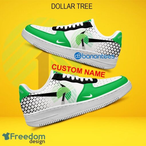 Dollar Tree Air Force 1 Shoes Brand AOP For Men Women AF1 Sneaker Custom Name - Dollar Tree Air Force 1 Shoes Style 2