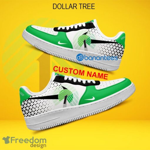 Dollar Tree Air Force 1 Shoes Brand AOP For Men Women AF1 Sneaker Custom Name - Dollar Tree Air Force 1 Shoes Style 2