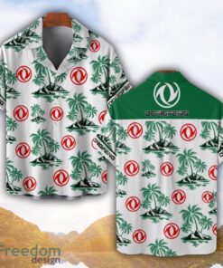 Dongfeng Green Coconut Pattern Combo 3D Hawaiian Shirt And Shorts