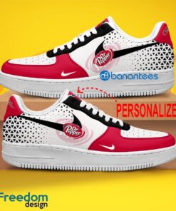 Dr Pepper Air Force 1 Shoes Brand Gift For Men Women Fans AF1 Sneaker Custom Name - Dr Pepper Air Force 1 Shoes Style 1