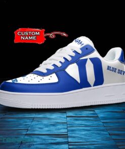 Duke Blue Devils NCAA AF1 Personalized Name Sneakers Air Force Shoes For Fans Product Photo 2