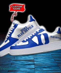 Duke Blue Devils NCAA AF1 Personalized Name Sneakers Air Force Shoes For Fans Product Photo 3