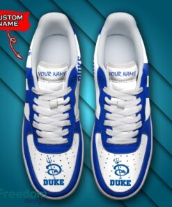 Duke Blue Devils NCAA AF1 Personalized Name Sneakers Air Force Shoes For Fans Product Photo 4