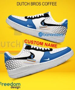 Dutch Bros Coffee Air Force 1 Shoes Brand Gift Sneakers Fans AF1 Sneaker Custom Name - Dutch Bros Coffee Air Force 1 Shoes Style 2