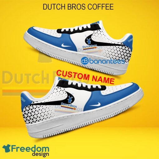 Dutch Bros Coffee Air Force 1 Shoes Brand Gift Sneakers Fans AF1 Sneaker Custom Name - Dutch Bros Coffee Air Force 1 Shoes Style 2