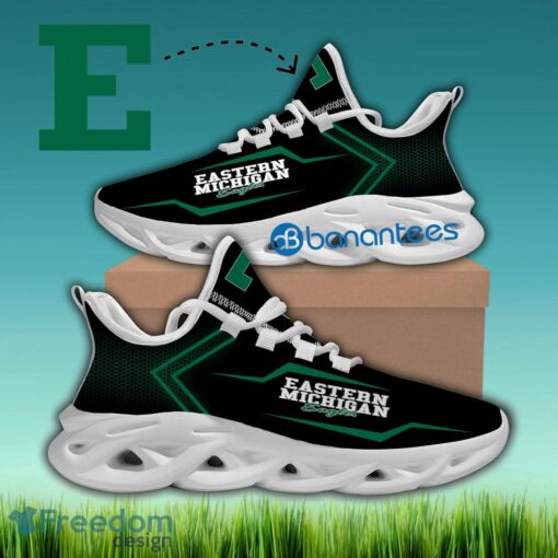 Eastern Michigan Eagles Running Sneaker Fusion Gift Max Soul Shoes New For Fans - NCAA Eastern Michigan Eagles Max Soul Sneakers Style 1