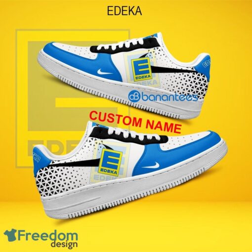 Edeka Air Force 1 Shoes Brand Gift Sneakers Fans AF1 Sneaker Custom Name - Edeka Air Force 1 Shoes Style 2