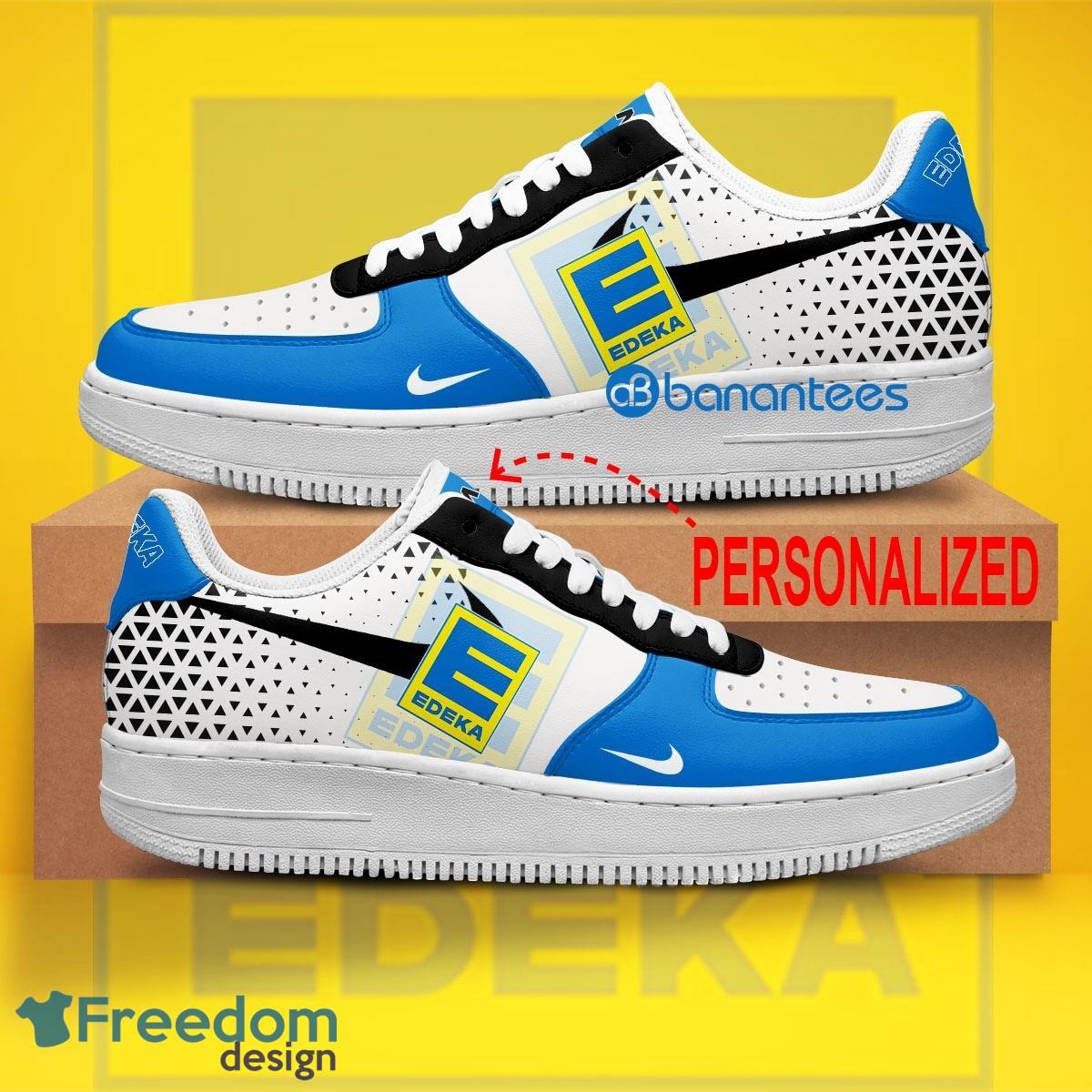 Edeka Air Force 1 Shoes Brand Gift Sneakers Fans AF1 Sneaker Custom Name - Edeka Air Force 1 Shoes Style 1