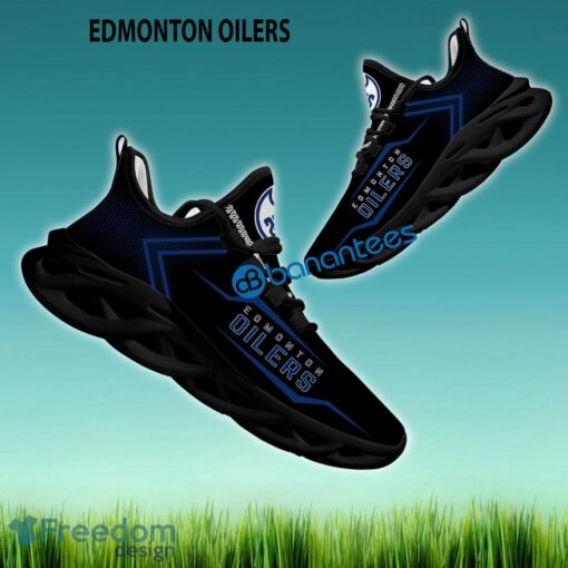 Edmonton Oilers Running Sneaker Panache Gift Max Soul Shoes New For Fans - NHL Edmonton Oilers Max Soul Sneakers Style 2