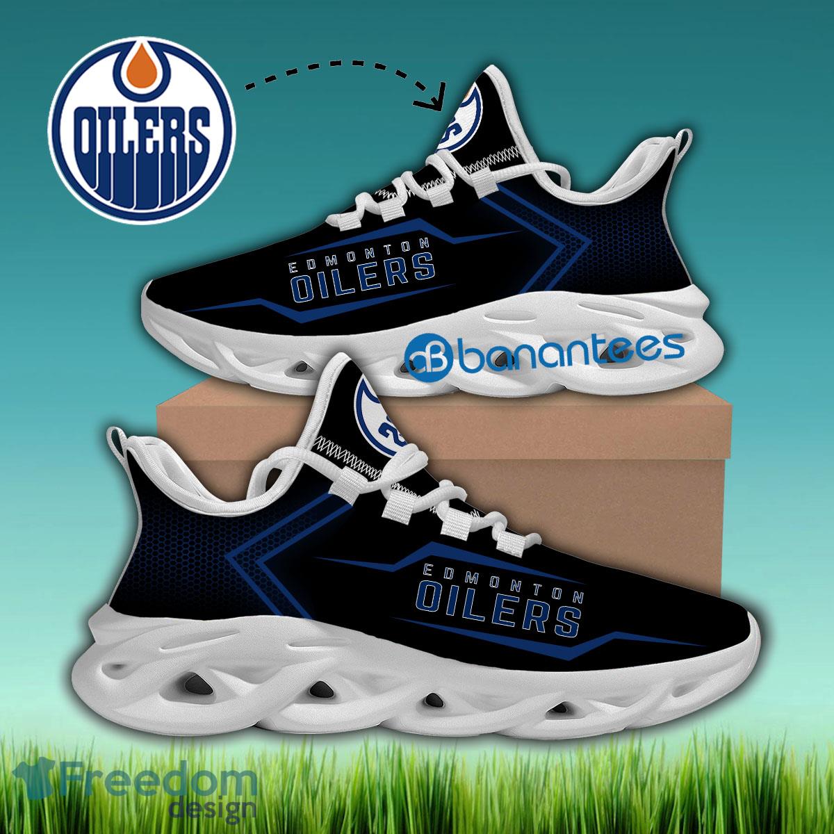 Edmonton Oilers Running Sneaker Panache Gift Max Soul Shoes New For Fans - NHL Edmonton Oilers Max Soul Sneakers Style 1