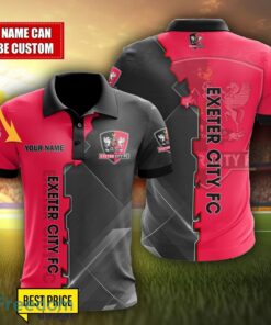 Exeter City Personalized Name 3D Polo Shirt