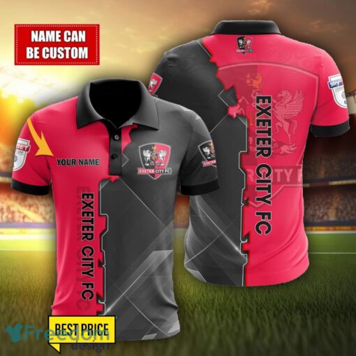 Exeter City Personalized Name 3D Polo Shirt Product Photo 1