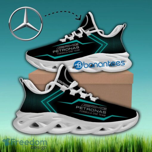 F1 Racing Mercedes AMG PETRONAS F1 Team Chunky Sneaker Elegance Gift Max Soul Shoes New For Fans - F1 Racing Mercedes AMG PETRONAS F1 Team Max Soul Sneakers Style 1