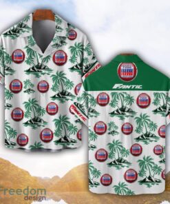 Fantic Motorcycles Green Coconut Pattern Combo 3D Hawaiian Shirt And Shorts