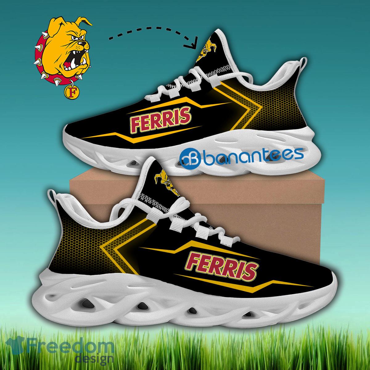 Ferris State Bulldogs Running Sneaker Elegance Gift Max Soul Shoes New For Fans - NCAA2 Ferris State Bulldogs Max Soul Sneakers Style 1