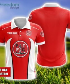 Fleetwood Town F.C Polo Shirt Golf Lover Gift Ideas Custom Name Gift