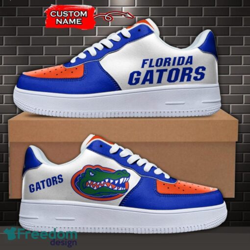 Florida Gators NCAA AF1 Personalized Name Sneakers Air Force Shoes For Fans Product Photo 1