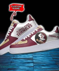 Florida State Seminoles NCAA AF1 Personalized Name Sneakers Air Force Shoes For Fans Product Photo 3