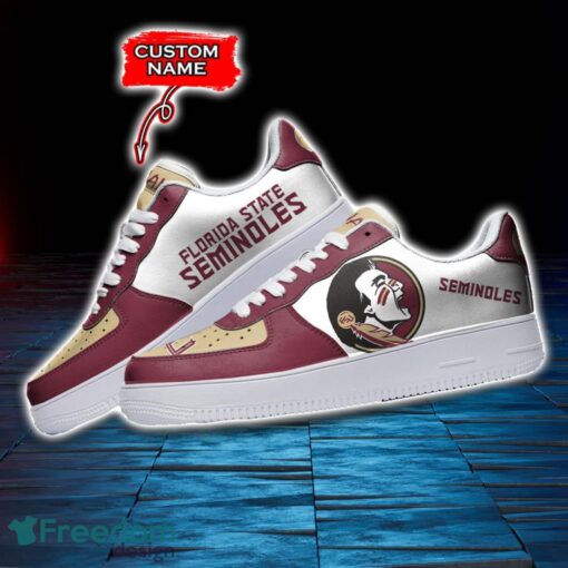 Florida State Seminoles NCAA AF1 Personalized Name Sneakers Air Force Shoes For Fans Product Photo 3